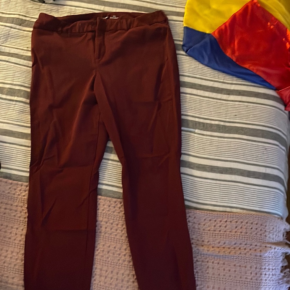 Maroon Work pants from Old Navy!